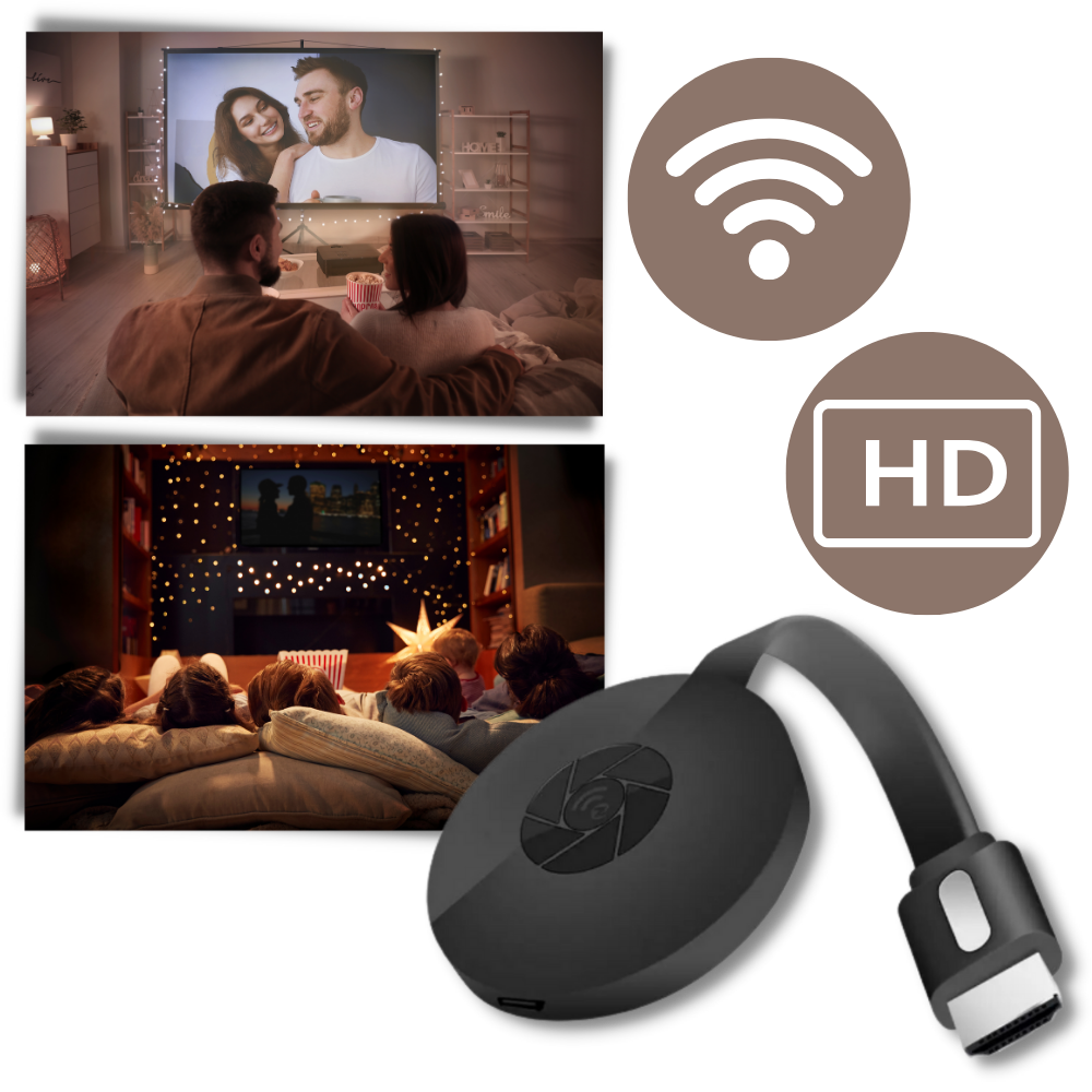 Dongle HDMI per Smart TV 1080P — Adattatore per streaming e mirroring dello smartphone - Desfino