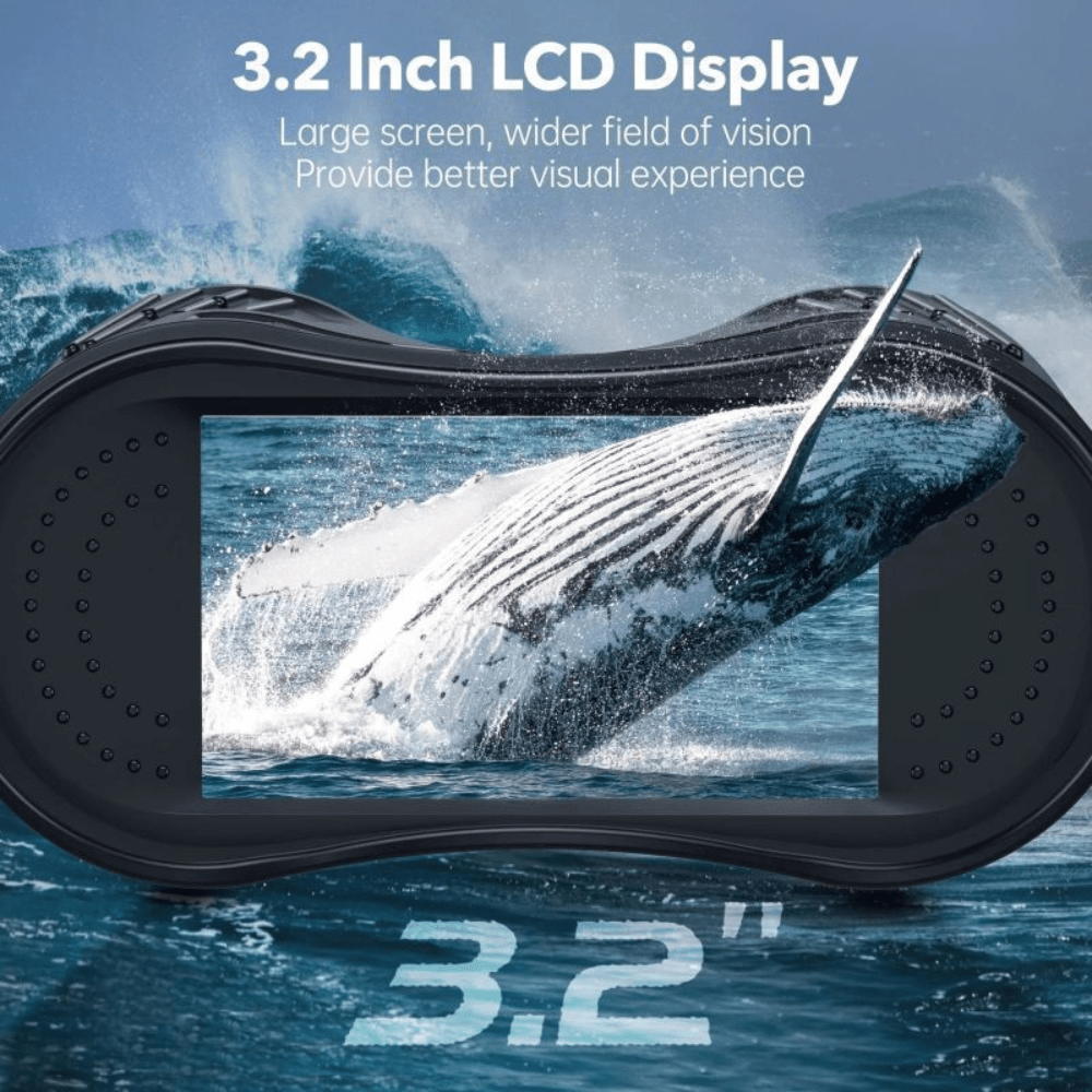 Binocolo per visione notturna NoctraView — zoom 8X, IR a 7 livelli, video 4K | Desfino