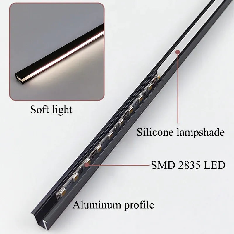 超薄 LED 灯条 — 可裁剪、可连接、长度可调 - Desfino