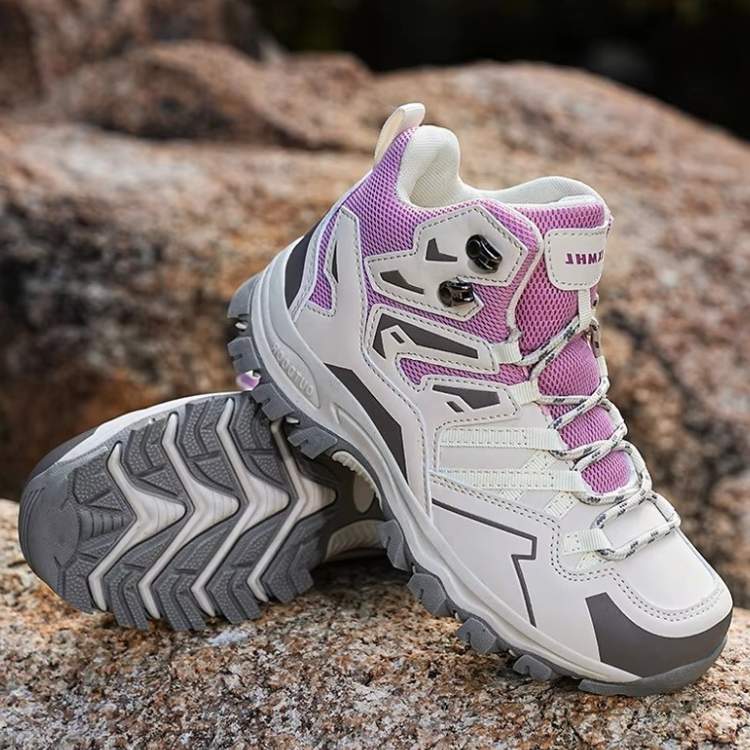 Wysokie buty trekkingowe Trekaro — podparcie ortopedyczne, antypoślizgowe podeszwy - Desfino