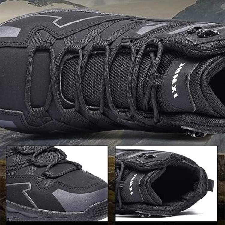Wysokie buty trekkingowe Trekaro — podparcie ortopedyczne, antypoślizgowe podeszwy - Desfino