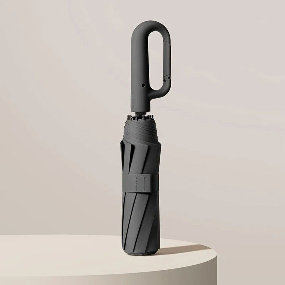 Parapluie compact automatique NimbusGuard — Revêtement protecteur solaire UPF50+ - Desfino