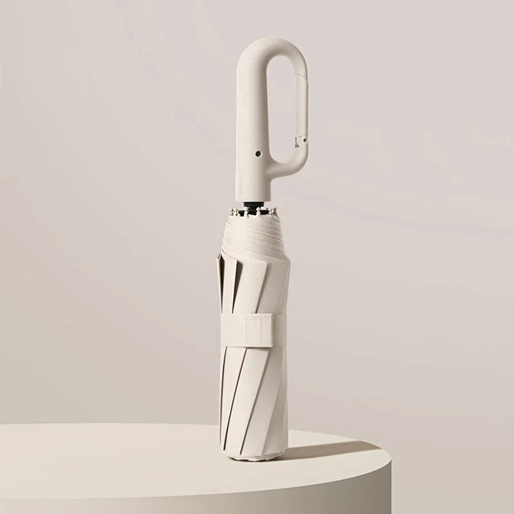 Parapluie compact automatique NimbusGuard — Revêtement protecteur solaire UPF50+ - Desfino