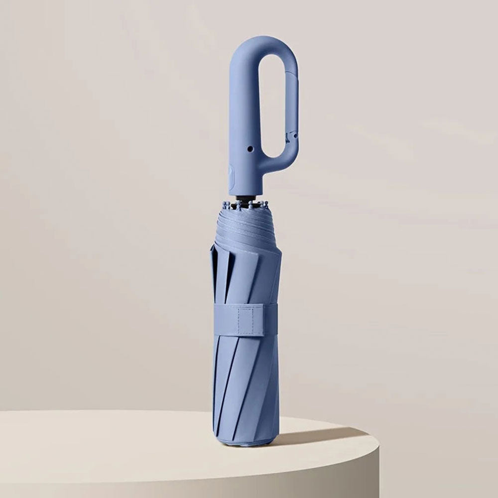 Parapluie compact automatique NimbusGuard — Revêtement protecteur solaire UPF50+ - Desfino