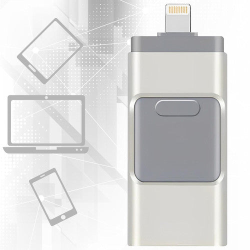 Unità USB NexPort 128GB 4-in-1 — Spazio di archiviazione per iPhone e Android - Desfino