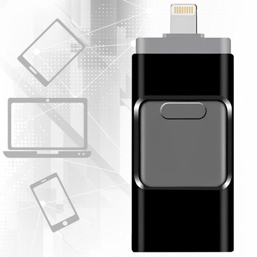 Unità USB NexPort 128GB 4-in-1 — Spazio di archiviazione per iPhone e Android - Desfino