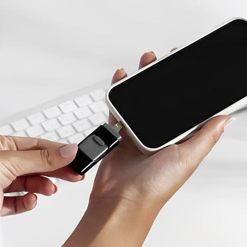 Unità USB NexPort 128GB 4-in-1 — Spazio di archiviazione per iPhone e Android - Desfino
