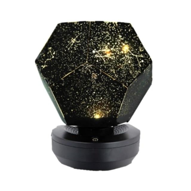 Projetor de céu nebuloso AstraLume — Efeito luminoso de céu estrelado - Desfino
