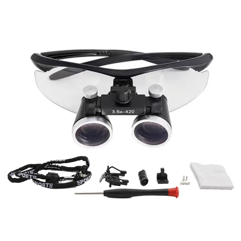 Loupes dentaires grossissantes Kirrea — LED rechargeable haute luminosité - Desfino