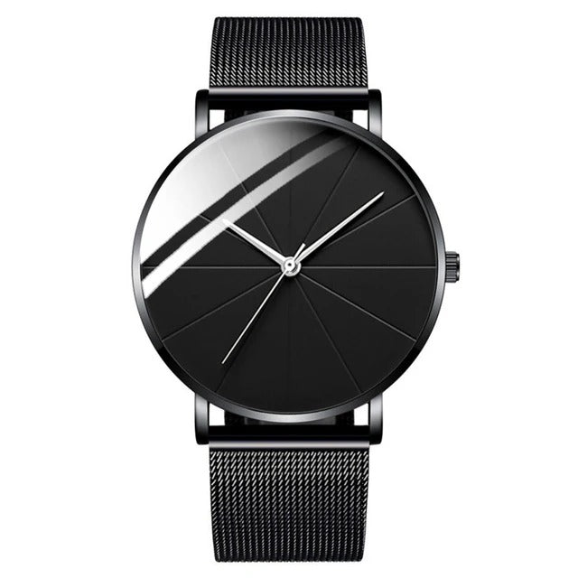 Pánské luxusní hodinky Aurion Crest 37mm — výrazný ciferník, pouzdro z nerezové oceli - Desfino
