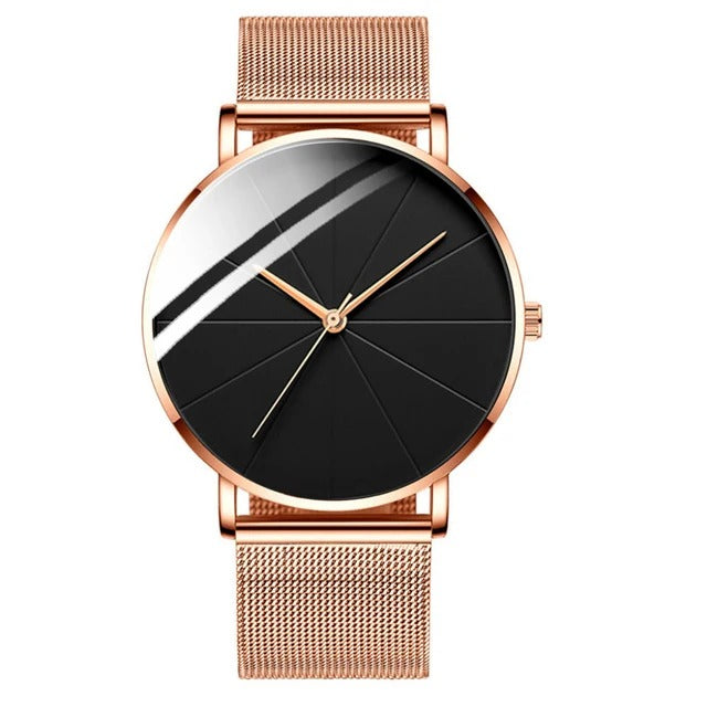 Pánské luxusní hodinky Aurion Crest 37mm — výrazný ciferník, pouzdro z nerezové oceli - Desfino