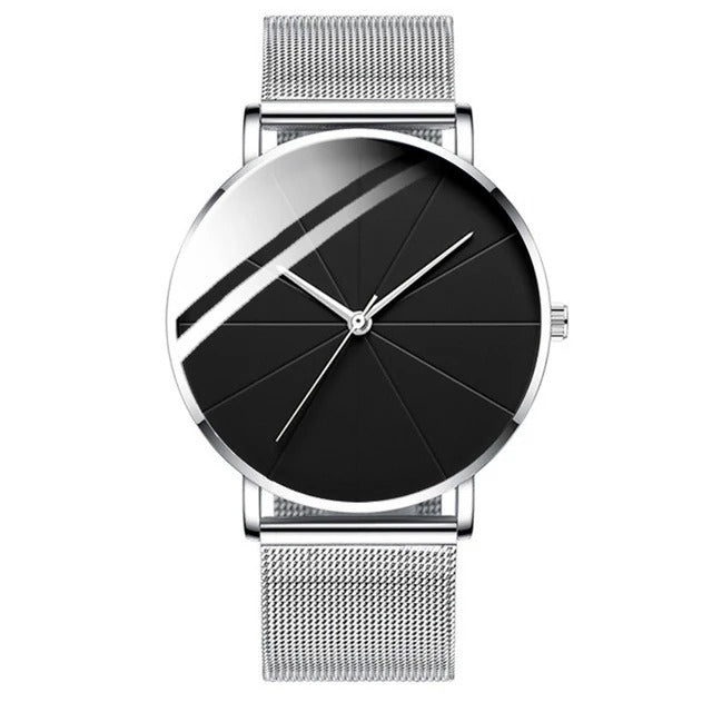 Pánské luxusní hodinky Aurion Crest 37mm — výrazný ciferník, pouzdro z nerezové oceli - Desfino