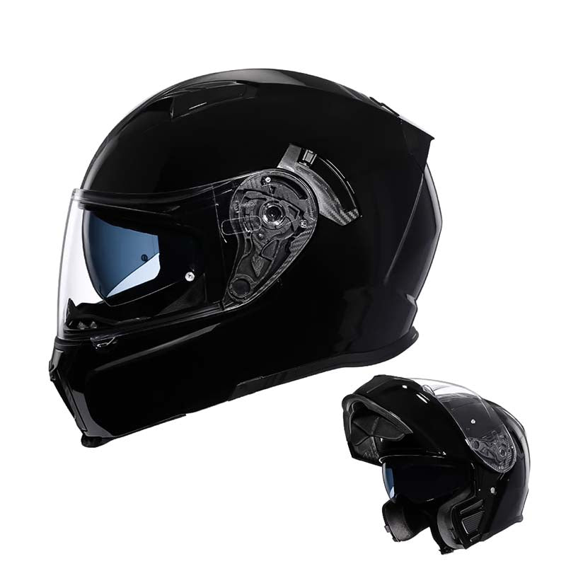Casque de moto modulable — DOT & ECE, double visière, doublure lavable - Desfino