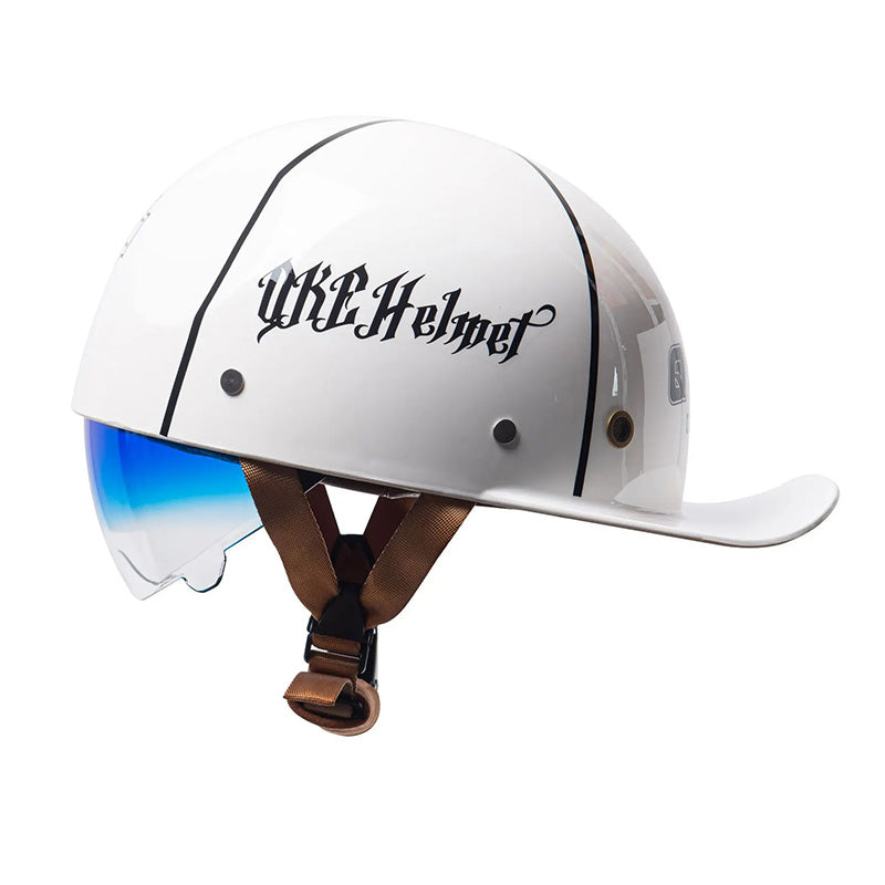 OrionRide DOT-Halbhelm — ABS-Schale im Baseball-Stil für Motorräder - Desfino