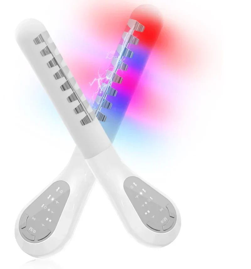 Hůlka pro podporu pánevního dna — kompaktní design, elektrické pulzy, uklidňující teplo a duální světlo