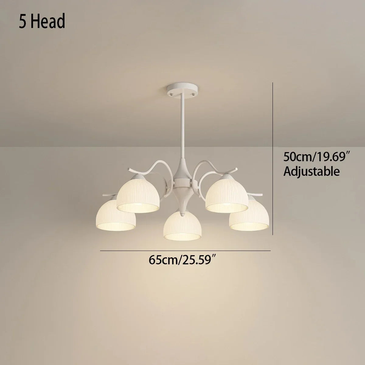 French Pastoral Living Room Chandelier | Desfino