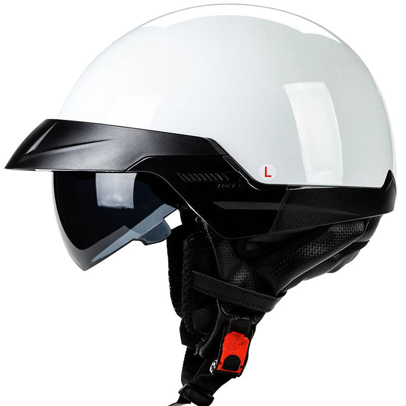 Casque de moto cruiser à visage ouvert, 1080 g — Doublure amovible - Desfino