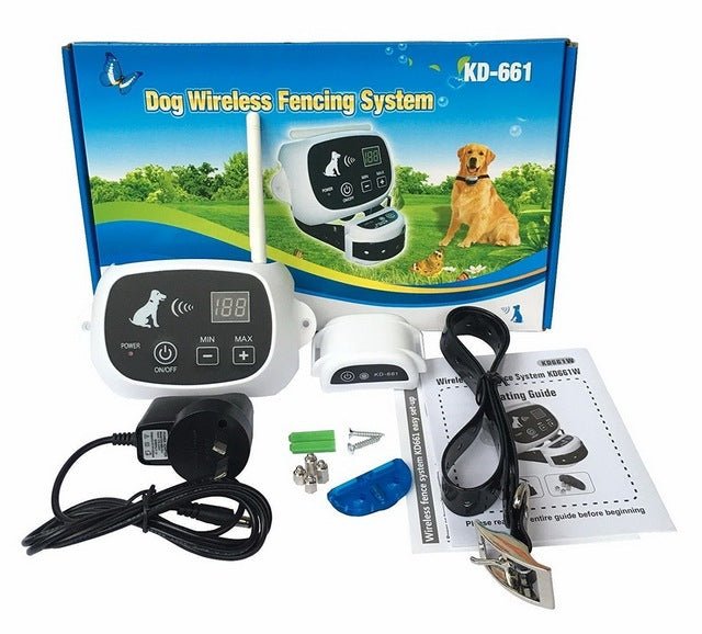 Collare per recinto elettrico wireless impermeabile per cani ZenGuard Pro — Confine invisibile - Desfino