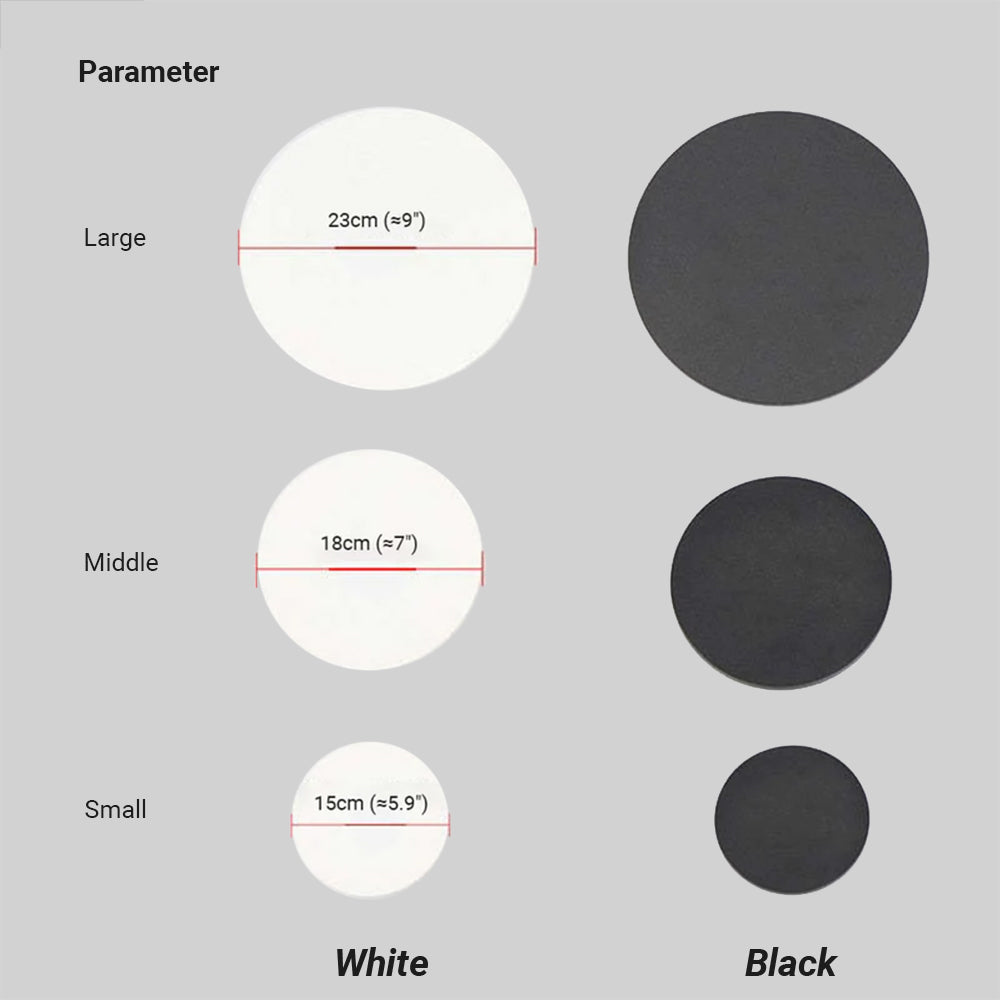 AeroLume Applique murale d’extérieur LED ronde, noire et blanche - Desfino