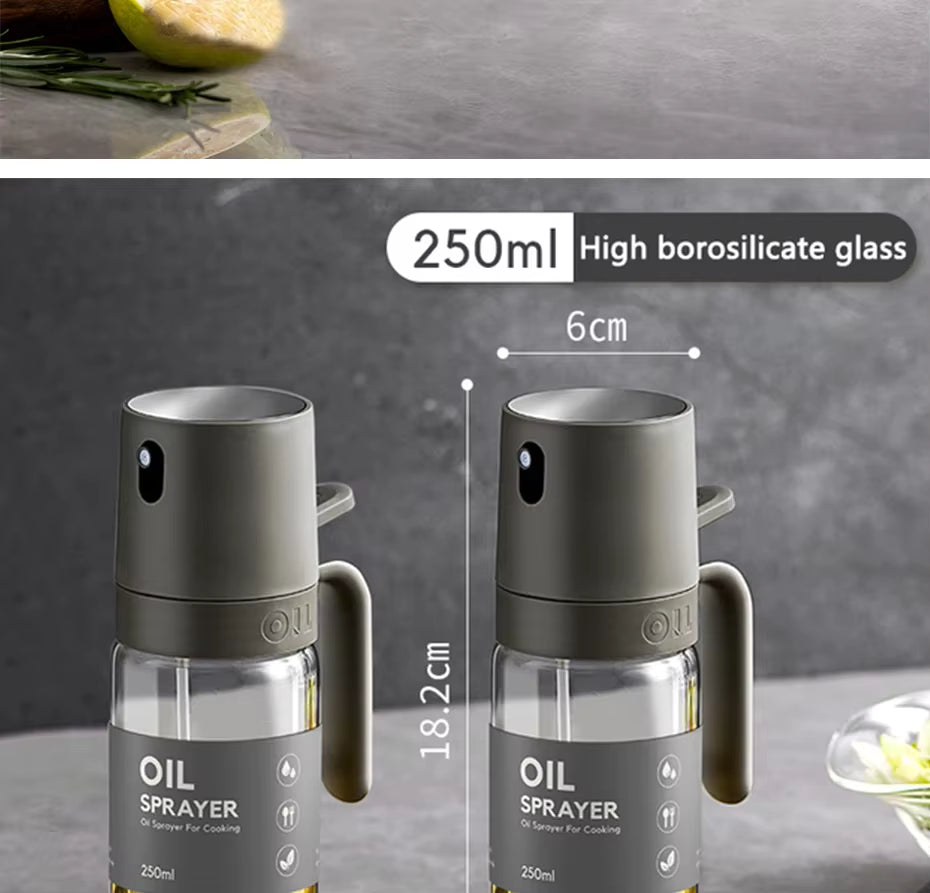 AureaMist 250ml skleněný rozprašovač oleje — jemné mlžné rozprašování, provedení bez zápachu