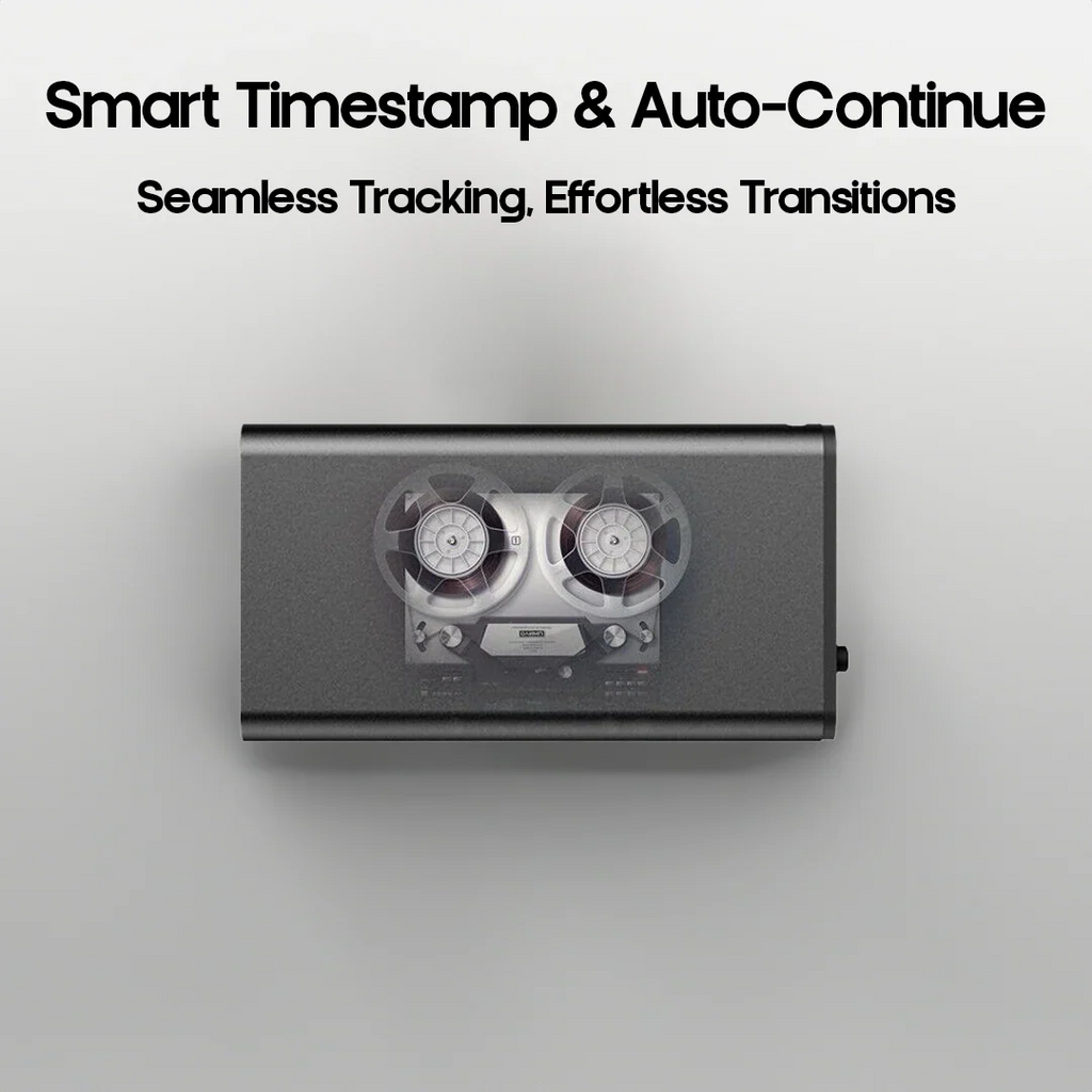 LumenWhisp Voice-Activated Recorder — Ultra-Compact 16GB, 376 Hours - Desfino