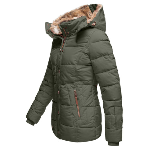 Veste d’hiver imperméable à capuche GlacierGuard — chaude, conception à quatre poches