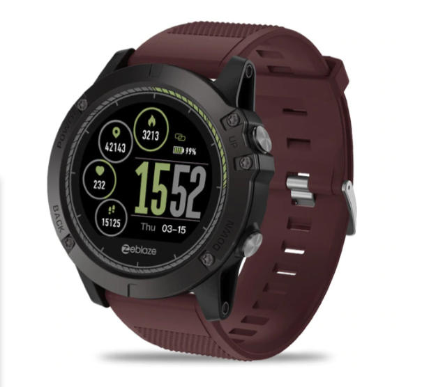 Montre connectée tactique RidgeTech — Résistante à l’eau et à la poussière, activité et fréquence cardiaque - Desfino