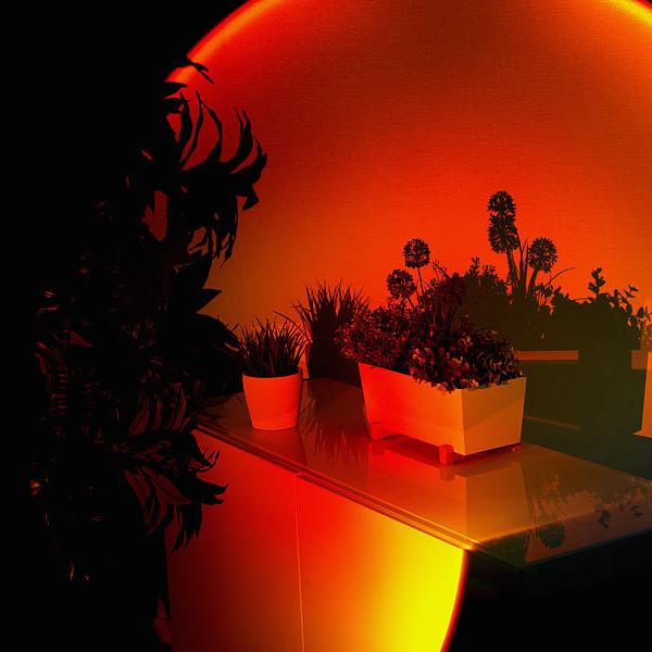 Solstice Sonnenuntergang-Projektorlampe — Einstellbare Ambientebeleuchtung | Desfino